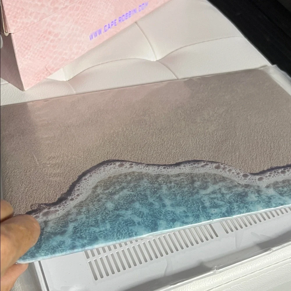 Blue and Gray Laptop Cover